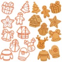 Формочки для печенья ПРЕМИУМ ПРЯНИКИ РОЖДЕСТВЕНСКИЙ Зимний XXL НАБОР 10 ШТ.