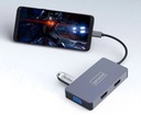 АДАПТЕР-ХАБ Адаптер-разветвитель 5 В 1 USB-C 3.1 2x HDMI 4K VGA USB 3.0