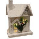 УКРАШЕНИЕ ДЕРЕВЯННОГО ДОМА СВЕТОДИОДНЫМ РОЖДЕСТВЕНСКИМ ОРНАМЕНТОМ