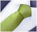 ЖАККАРДОВЫЙ узкий мужской галстук с селедкой для костюма зеленый GREG wp40