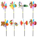 WIATRAKI KARTONOWE WIATRAKI 8 SZT