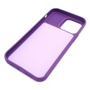 Etui do iPhone 14 Pro Max SILICONE LENS fiol+SZKŁO Kolor fioletowy