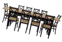 Комплект из деревянного стола и 10 стульев ARTISAN/CRAFT.