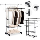 СТОЯЩАЯ ВЕШАЛКА ДЛЯ ОДЕЖДЫ, ШКАФ, СТОЙКА НА КОЛЕСАХ