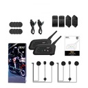 2 x INTERKOM MOTOCYKLOWY EJEAS V6 PRO+ USB-C 2024 Bluetooth 5.1 -do 6 kier.