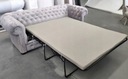 Rozkładana Kanapa Glamour Sofa Manchester SKÓRA Szerokość mebla 188 cm