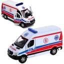 MERCEDES BENZ SPRINTER МОДЕЛЬ WELLY 1:34 АВАРИЯ