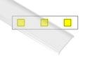 PLC2P TRANS PROFILE SLIM LAMP CLICK LED 1M ŚWIDNIK