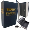 СЕЙФ, КНИГА, МЕТАЛЛИЧЕСКАЯ КОРОБКА, СВЯТОЕ ПИСАНИЕ