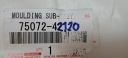 TOYOTA RAV-4 MOULURE PORTES GAUCHE AVANT 75072-42120photo 10