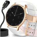 SMARTWATCH DAMSKI ZEGAREK PL MENU POWIADOMIENIA ROZMOWY SMART WATCH 3 PASKI