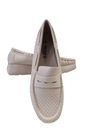 ТУФЛИ, БЕЖЕВЫЕ МОКАСИНЫ, МАТОВАЯ ЭКО КОЖА, GOODIN, размер 40
