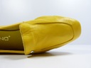 Żółte mokasyny półbuty damskie skórzane Karino 37 Model mokasyn półbut
