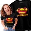 ПОДАРОК ​​НА ДЕНЬ МАТЕРИ ФУТБОЛКА SUPER MOM ЖЕНСКАЯ ФУТБОЛКА 100% ХЛОПОК