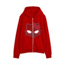 Mikina s kapucňou Spider-Man Hello Kitty-Akcia! Dĺžka k bokom