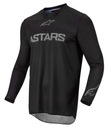 Koszulka off road ALPINESTARS MX FLUID GRAPHITE czarna XL