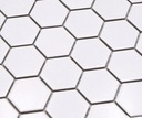 Keramická mozaika biela HEKSAGON 102 , polomatné Kód výrobcu 102 heksagon