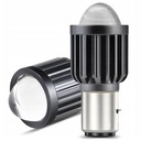 BA20D S2 LUZ DIODO LUMINOSO LED 35/35W LENTE MOTOCICLETA 2400LM 6000K Z RADIATOR 