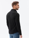 Pánska košeľa s dlhým rukávom K540 čierna XXL Kolekcia Premium