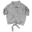 Итальянская блузка, рубашка с завязками, LYOCELL, пуговицы FANGO.