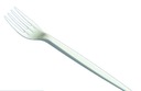 ВИЛКА ПЛАСТИКОВАЯ, БЕЛАЯ, ОДНОРАЗОВАЯ ДЛЯ ГРИЛЯ, 100 ШТ.