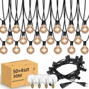 ГИРЛАНДЫ БОЛЬШИЕ УЛИЧНЫЕ САДОВЫЕ ЛАМПЫ 50 ПАТИО БАЛКОН ТЕРРАСА 30М