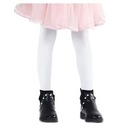 ДЕТСКИЕ КОЛГОТКИ, МИКРОФИБРА ДЛЯ ДЕВОЧЕК, БЕЛАЯ ГЛАДКАЯ, 146-152 FUNPOL