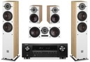 DALI OBERON JASNY DĄB, KINO 5.0 Z DENON AVC-S660H