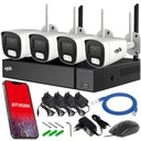 КОМПЛЕКТ WIFI-МОНИТОРИНГА 4 БЕСПРОВОДНЫЕ НАРУЖНЫЕ КАМЕРЫ 5Mpx DVS