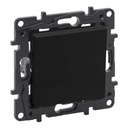Кнопка Legrand Niloe Step черного цвета.