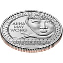 25 c Ženy USA Anna May Wong 2022 D č. 5 Typ v obehu
