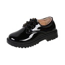PU kožené topánky spoločenské topánky pre študentov chlapcov 32 Dĺžka lyží 10 cm