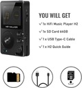 MP3-ПЛЕЕР HIFI WALKER BLUETOOTH DSD HD