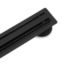 ВРАЩАЮЩИЙСЯ СИФОН PRINA ЛИНЕЙНЫЙ СЛИВ ЧЕРНЫЙ НИЗКИЙ 60 СМ, ВЫСОКАЯ ПРОИЗВОДИТЕЛЬНОСТЬ