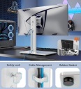 МОНІТОР STAND, TABLE STAND FOR 13-32 INCH MONITORS, ROTATABLE, TILT  (18890291589) фото min 7