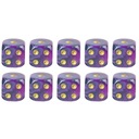 НАБОР ИЗ 10 КОСТИ РПГ ЭМО СВИНЬИ ШЕСТИГРАННЫЕ КОСТИ 1,6 СМ