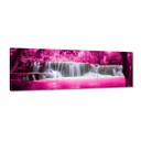 Vászonkép 60x20 Rózsaszín vízesés