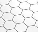Keramická mozaika biela HEKSAGON 102 , polomatné EAN (GTIN) 5904555651050