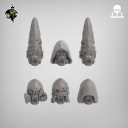 Головы падших еретиков x6 Повелителей рептилий