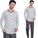 МУЖСКАЯ ПИЖАМА С ДЛИННЫМ РУКАВОМ, ВСЕ НА МОЛНИИ/ХЛОПОК