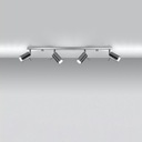 СОВРЕМЕННАЯ ПОТОЛОЧНАЯ ПЛАНКА ПЛАННАЯ ТРУБА ХРОМ КОРИДОР ГОСТИНАЯ КУХНЯ 4XGU10