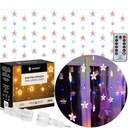 KURTYNA ŚWIETLNA GWIAZDKI 136LED PILOT MULTI SOPLE