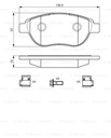 DISCOS ZAPATAS PARTE DELANTERA BOSCH PEUGEOT 307 BREAK 