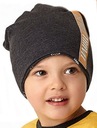 Двусторонняя весенняя шапка для мальчиков, размеры 52–54, 6–10 л.
