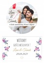 Tablica powitalna ŚLUB WESELE super zestaw ślubny