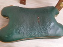 pufa kozlík vintage retro podnožka koža odtiene hnedej Hĺbka nábytku 35 cm