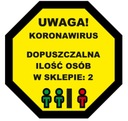НАПОЛЬНАЯ НАКЛЕЙКА 30х30 см КОЛИЧЕСТВО ЛЮДЕЙ В МАГАЗИНЕ