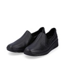 RIEKER туфли, полуботинки, кожа женские черные N3363