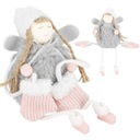 РОЖДЕСТВЕНСКАЯ ФИГУРКА ДЕВОЧКА АНГЕЛ КУКЛА 22 см