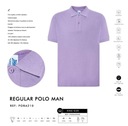 Koszulka Polo Męska JHK rozmiar L PORA210FGL Rękaw krótki rękaw